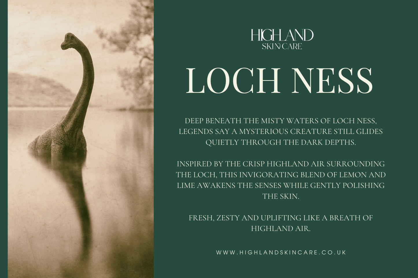 Loch Ness Foaming Body Scrub - Lemon & Lime